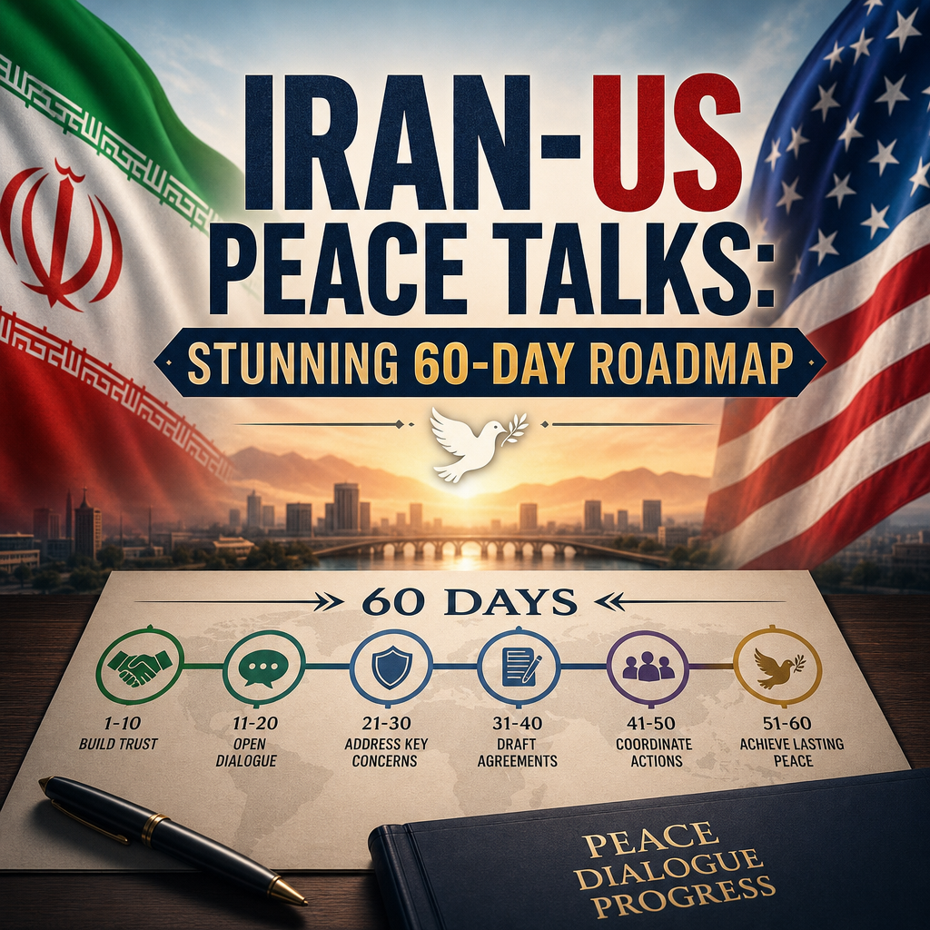 Illustration of Iran-US Peace Talks: Stunning 60-Day Roadmap