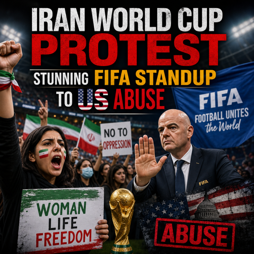 Illustration of Iran World Cup Protest: Stunning FIFA Standup to US Abuse