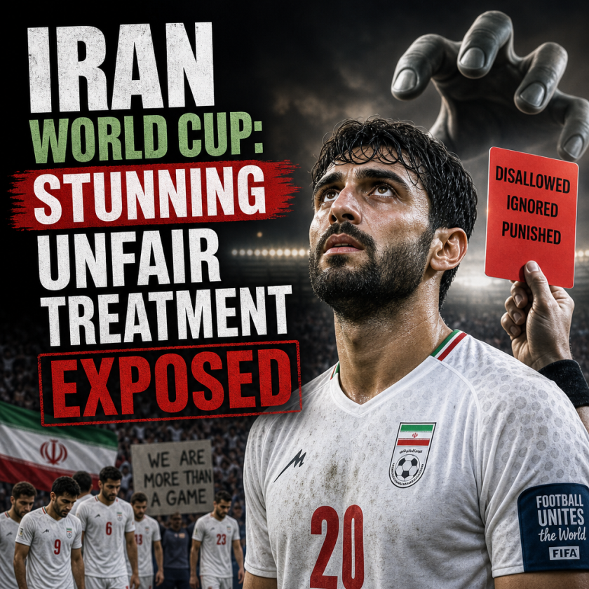 Illustration of Iran World Cup: Stunning Unfair Treatment Exposed