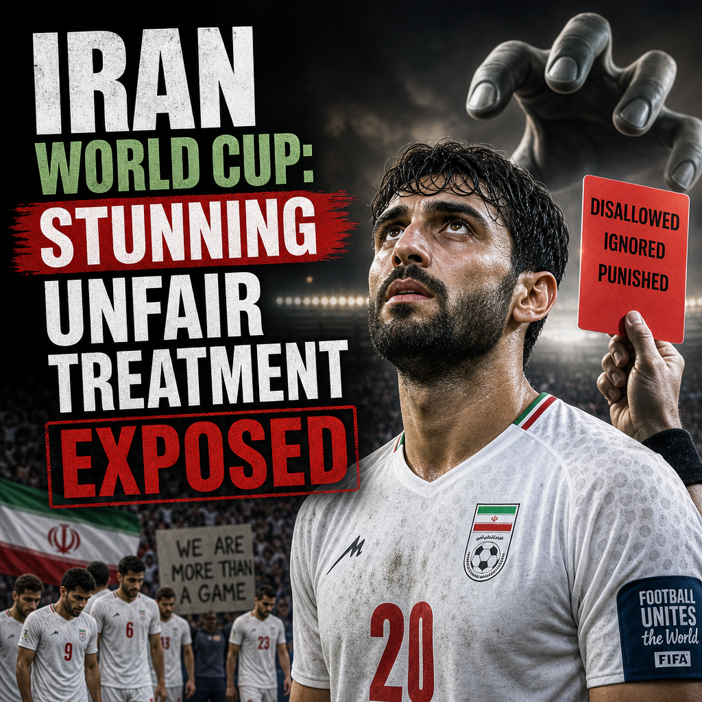 Illustration of Iran World Cup: Stunning Unfair Treatment Exposed