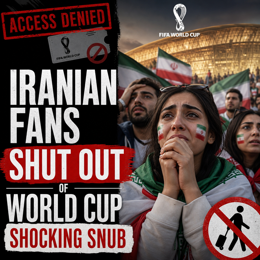 Illustration of Iranian Fans Shut Out of World Cup: Shocking Snub