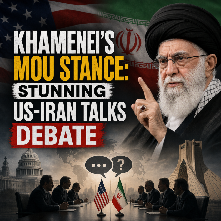 Illustration of Khamenei’s MoU Stance: Stunning US-Iran Talks Debate