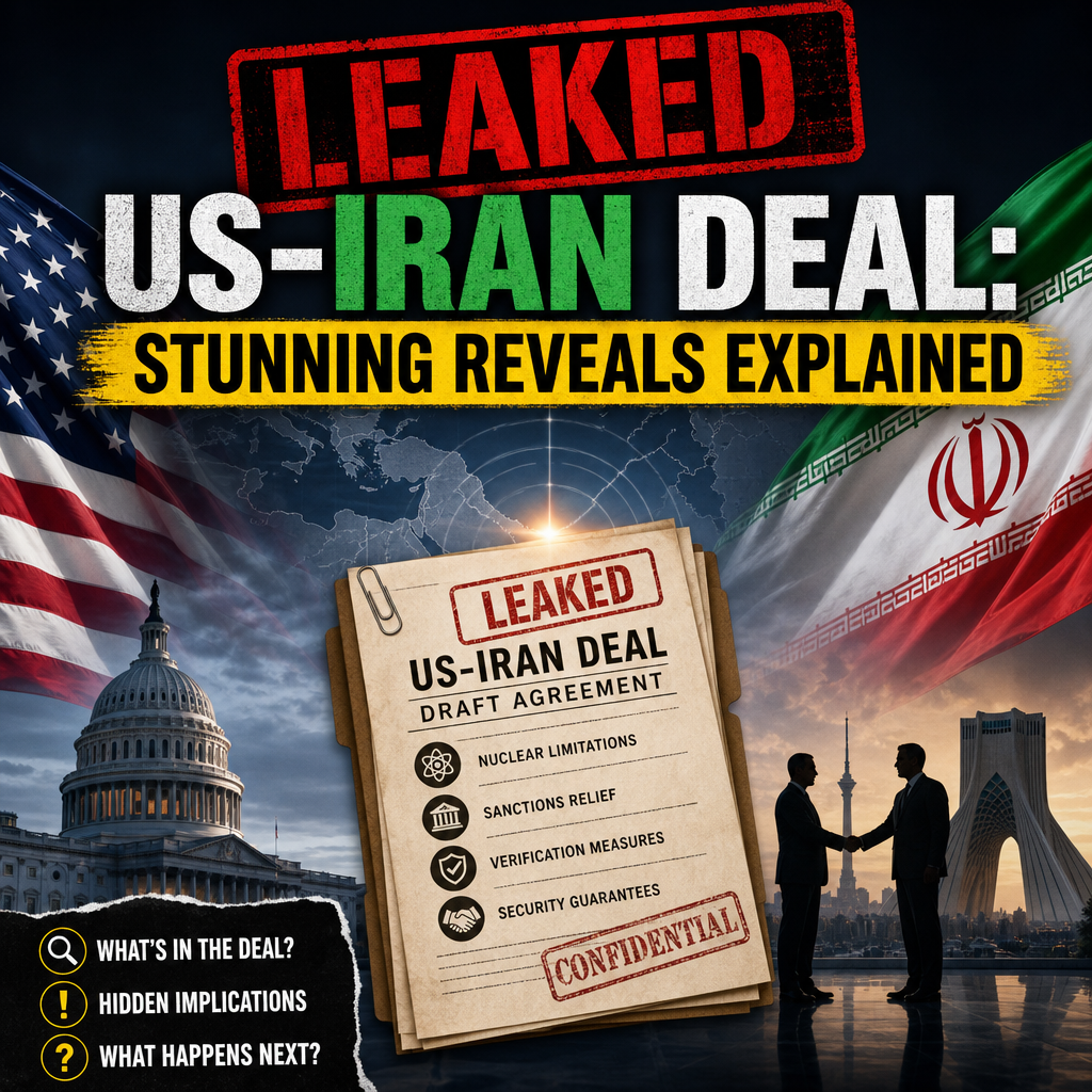 Illustration of Leaked US-Iran Deal: Stunning Reveals Explained