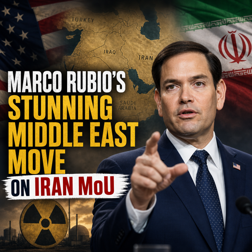 Illustration of Marco Rubio’s Stunning Middle East Move on Iran MoU
