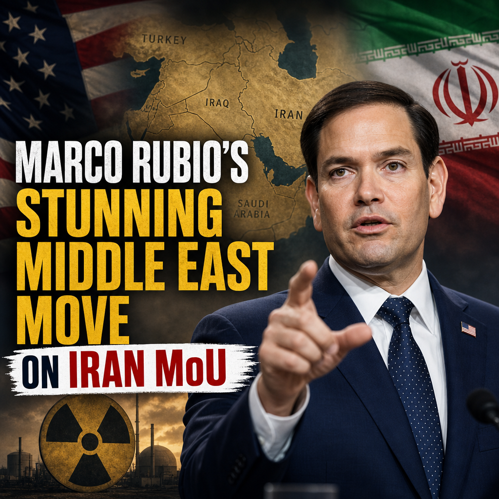 Illustration of Marco Rubio’s Stunning Middle East Move on Iran MoU
