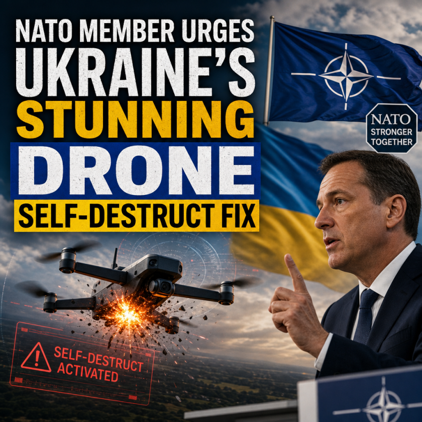 Illustration of NATO Member Urges Ukraine’s Stunning Drone Self-Destruct Fix