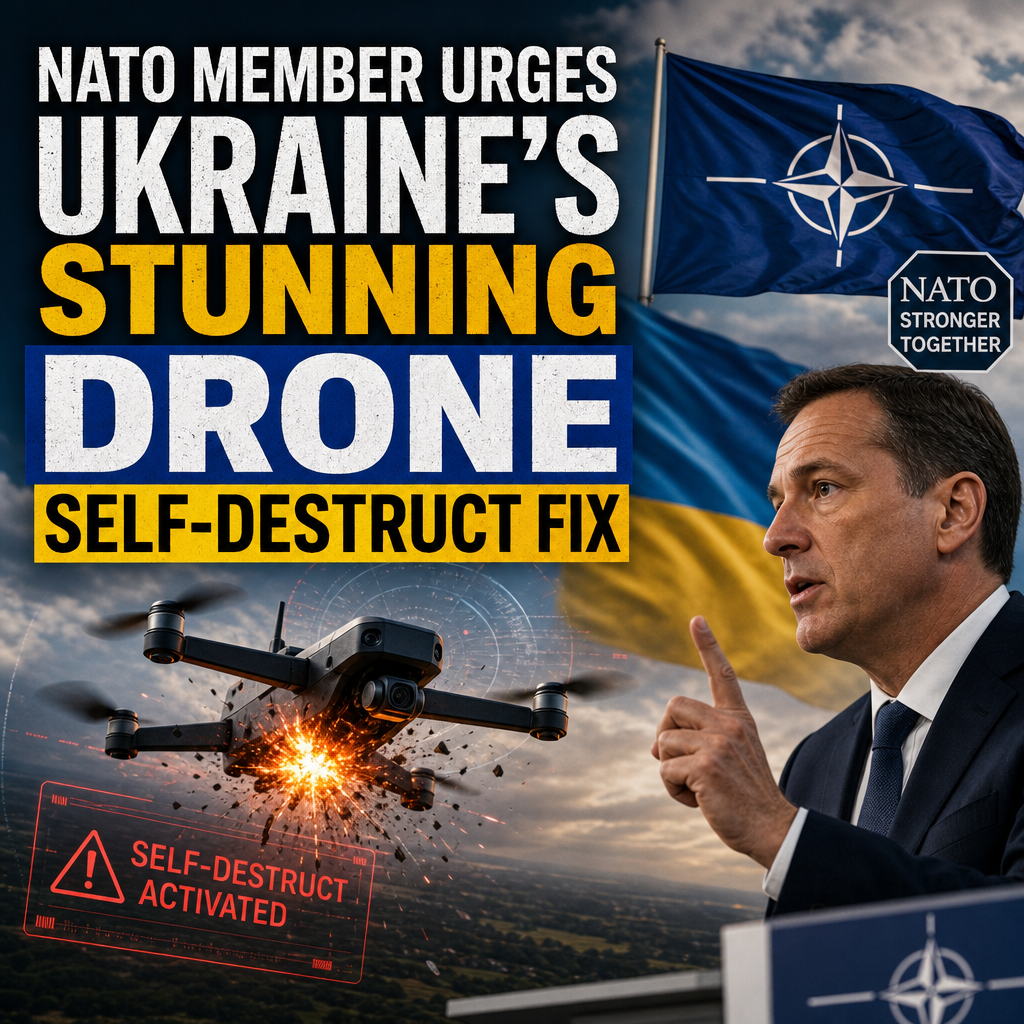 Illustration of NATO Member Urges Ukraine’s Stunning Drone Self-Destruct Fix