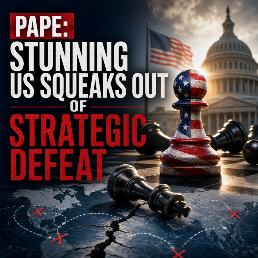 Illustration of Pape: Stunning US Squeaks Out of Strategic Defeat