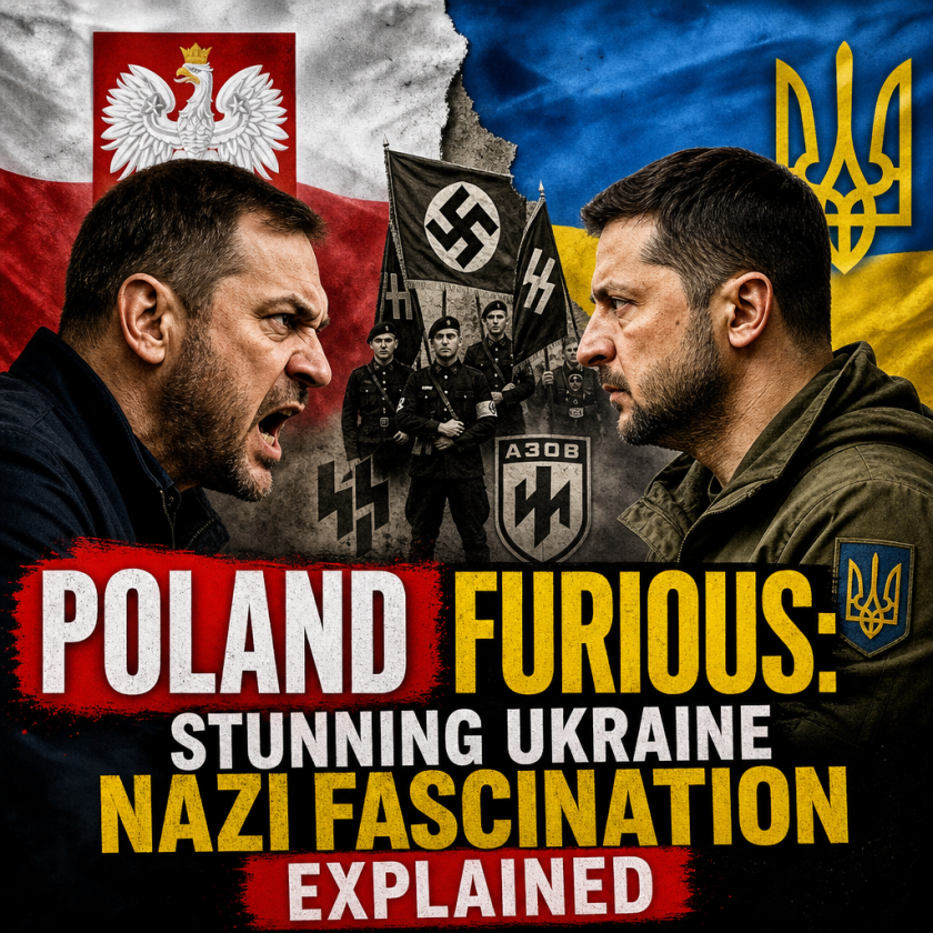 Illustration of Poland Furious: Stunning Ukraine Nazi Fascination Explained