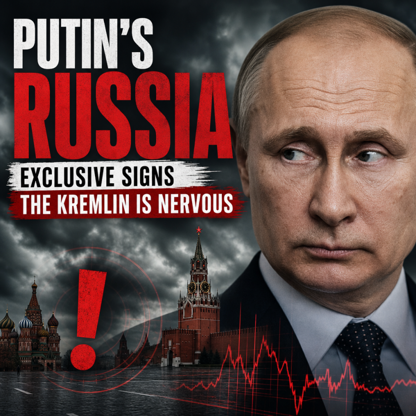 Illustration of Putin’s Russia: Exclusive Signs the Kremlin Is Nervous