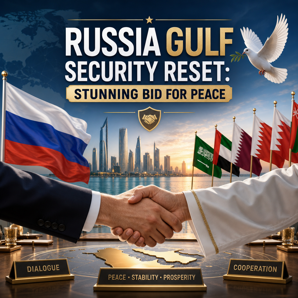 Illustration of Russia Gulf Security Reset: Stunning Bid for Peace