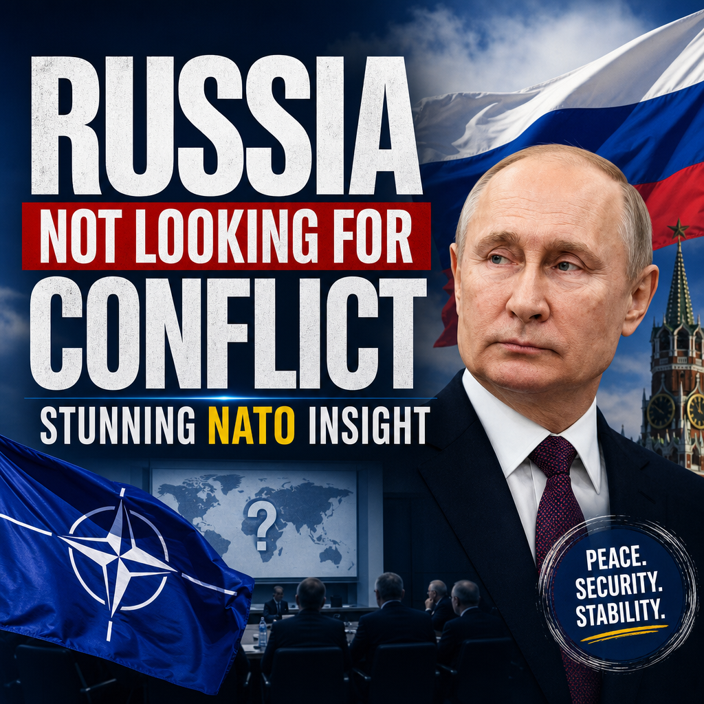 Illustration of Russia Not Looking for Conflict: Stunning NATO Insight