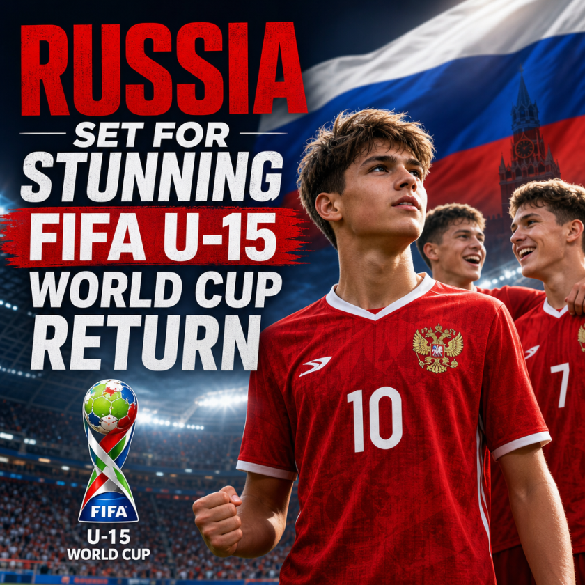 Illustration of Russia Set for Stunning FIFA U-15 World Cup Return