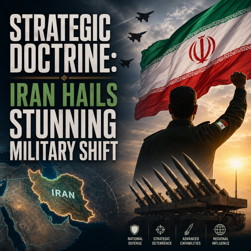 Illustration of Strategic Doctrine: Iran Hails Stunning Military Shift