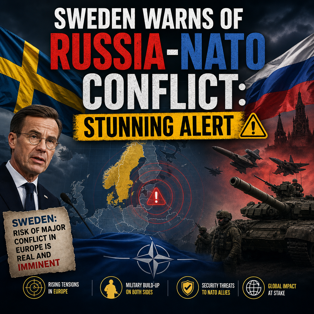 Illustration of Sweden Warns of Russia-NATO Conflict: Stunning Alert