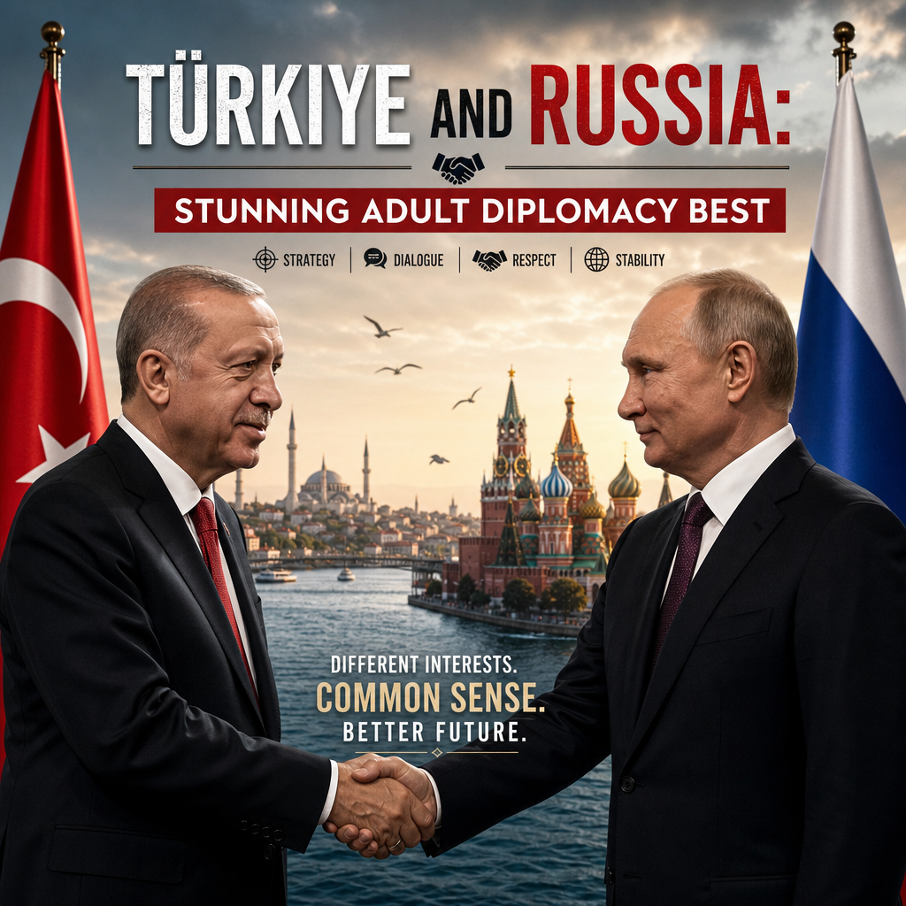 Illustration of Türkiye and Russia: Stunning Adult Diplomacy Best