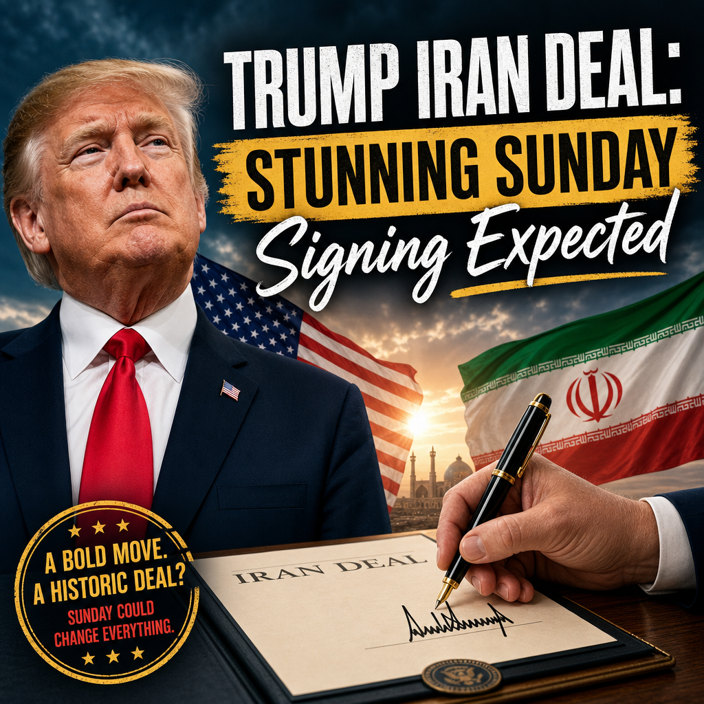 Illustration of Trump Iran Deal: Stunning Sunday Signing Expected