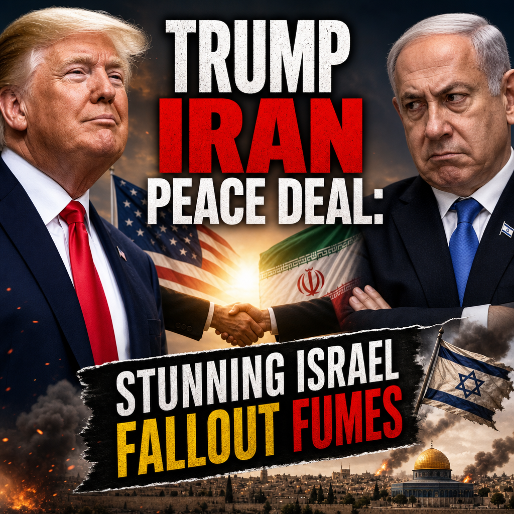 Illustration of Trump Iran Peace Deal: Stunning Israel Fallout Fumes