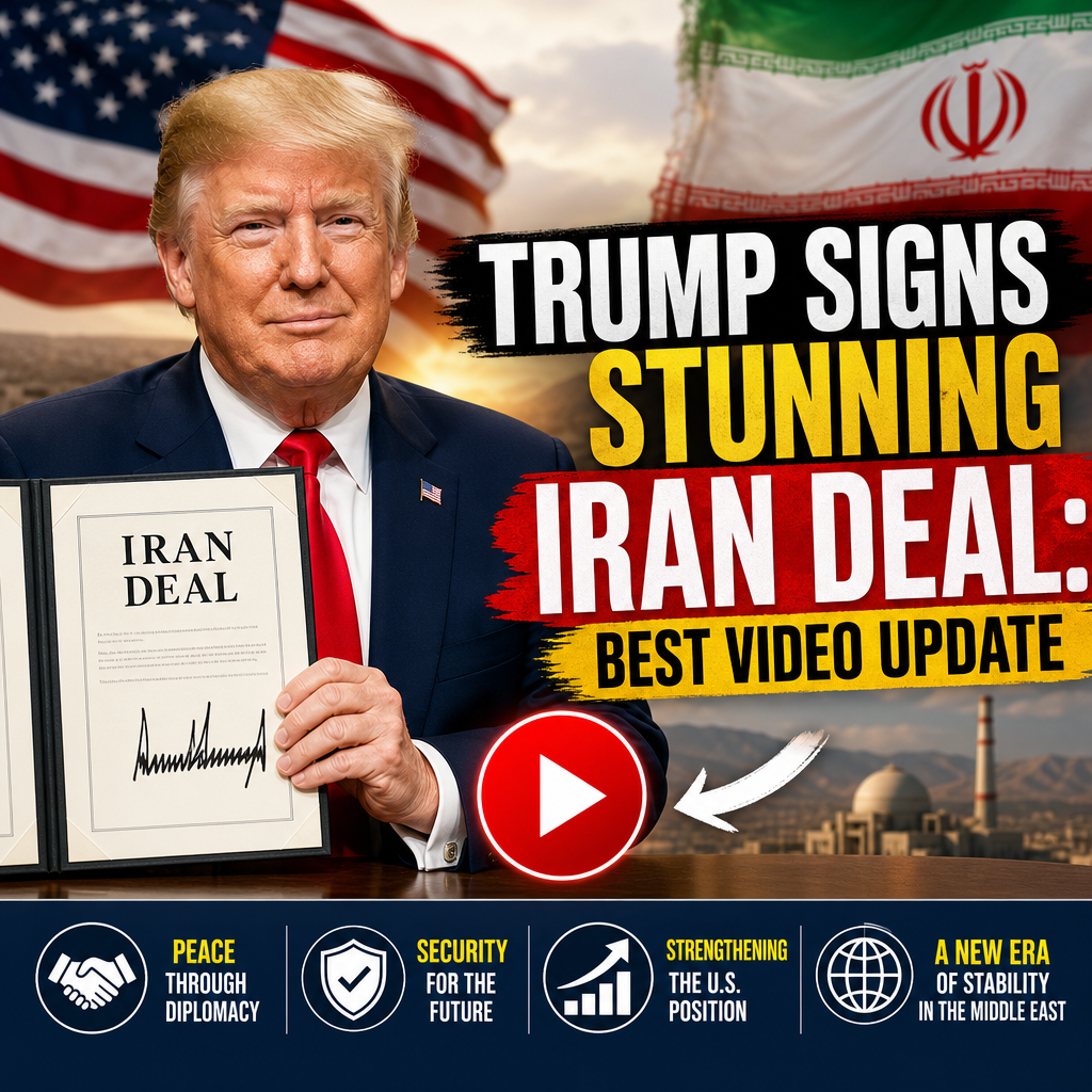Illustration of Trump Signs Stunning Iran Deal: Best VIDEO Update