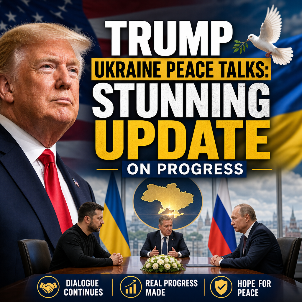 Illustration of Trump Ukraine Peace Talks: Stunning Update on Progress