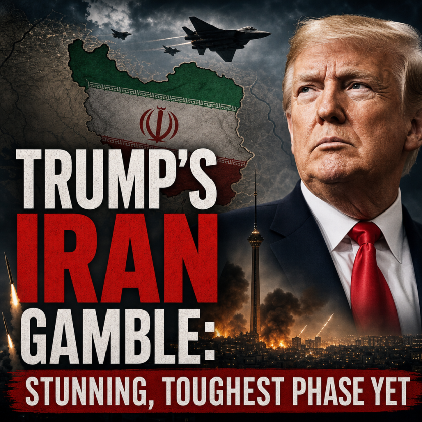 Illustration of Trump’s Iran Gamble: Stunning, Toughest Phase Yet