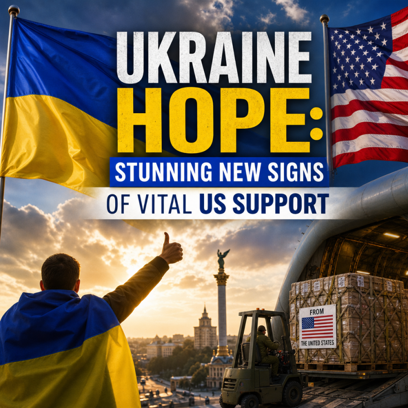 Illustration of Ukraine Hope: Stunning New Signs of Vital US Support