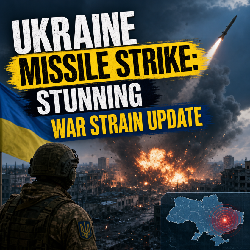 Illustration of Ukraine Missile Strike: Stunning War Strain Update