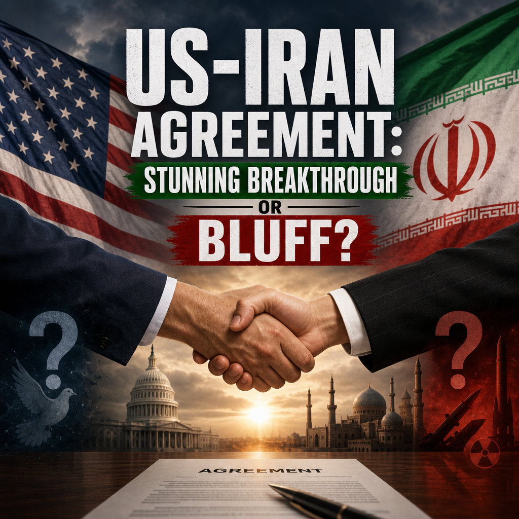 Illustration of US-Iran Agreement: Stunning Breakthrough or Bluff?