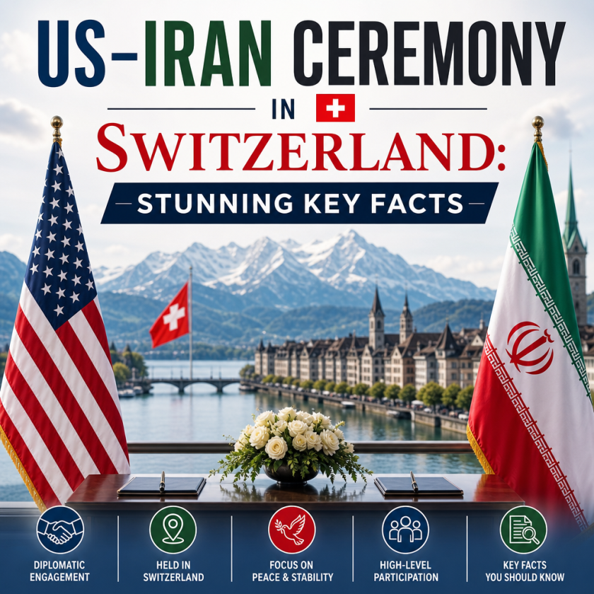 Illustration of US-Iran Ceremony in Switzerland: Stunning Key Facts