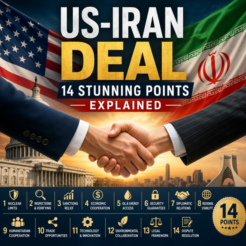 Illustration of US-Iran Deal: 14 Stunning Points Explained