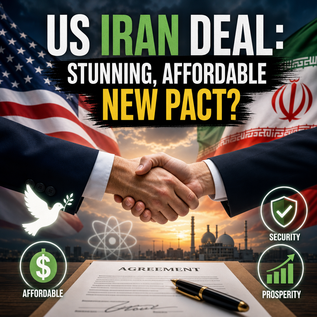 Illustration of US Iran Deal: Stunning, Affordable New Pact?