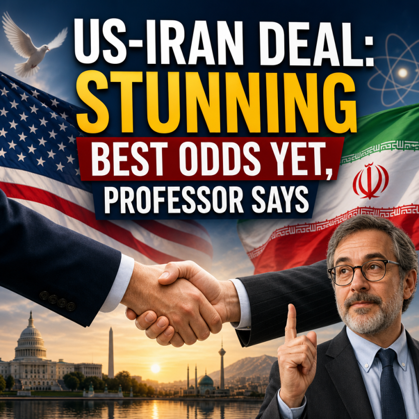 Illustration of US-Iran Deal: Stunning Best Odds Yet, Professor Says