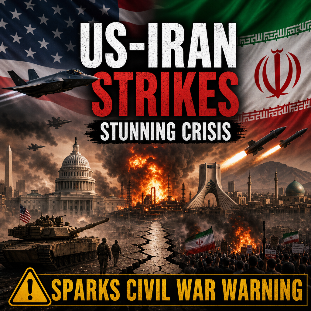 Illustration of US-Iran Strikes: Stunning Crisis Sparks Civil War Warning
