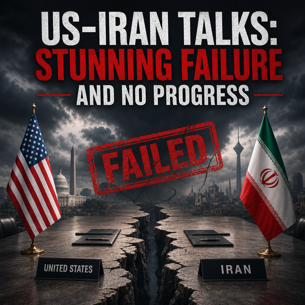 Illustration of US-Iran Talks: Stunning Failure and No Progress