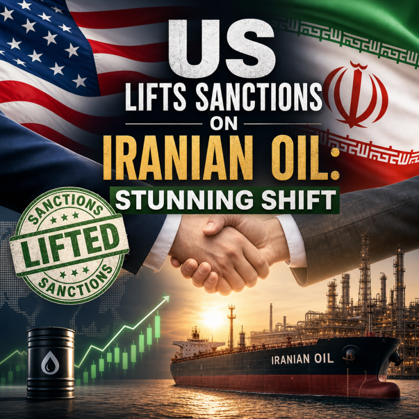 Illustration of US Lifts Sanctions on Iranian Oil: Stunning Shift