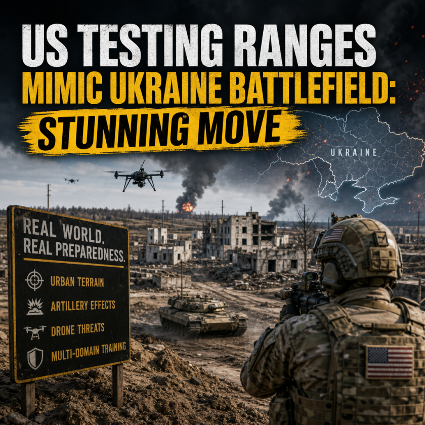 Illustration of US Testing Ranges Mimic Ukraine Battlefield: Stunning Move