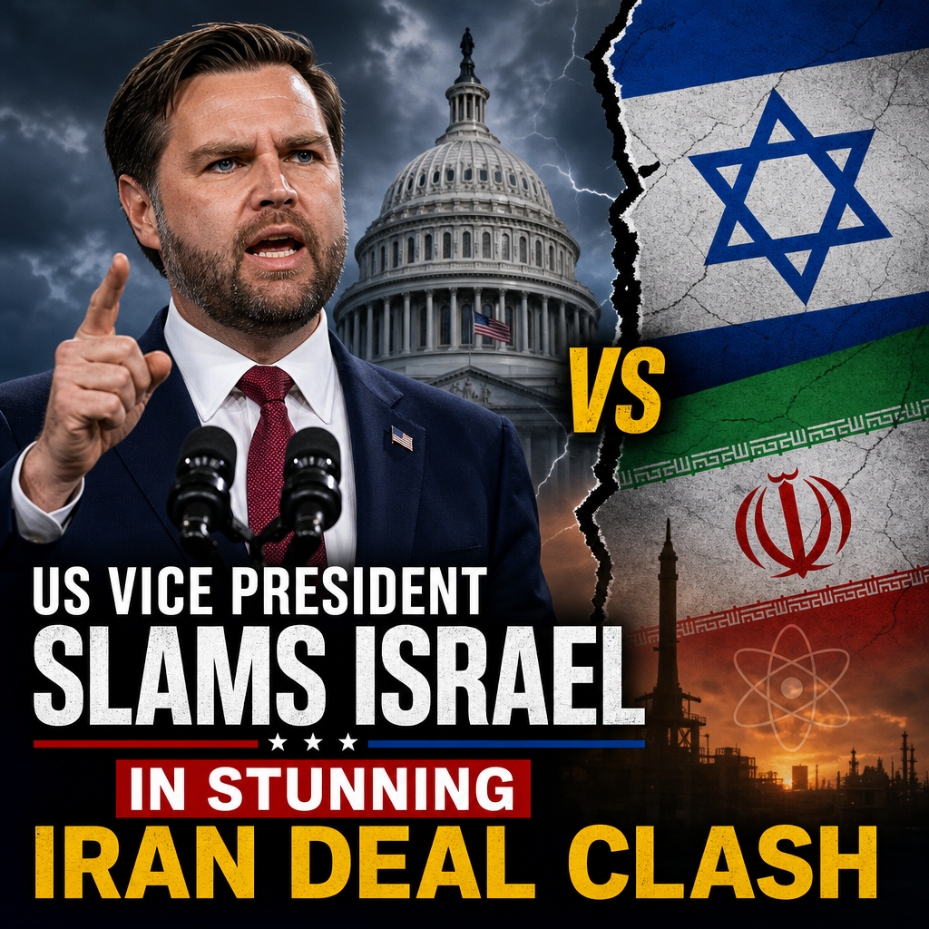 Illustration of US Vice President Slams Israel in Stunning Iran Deal Clash