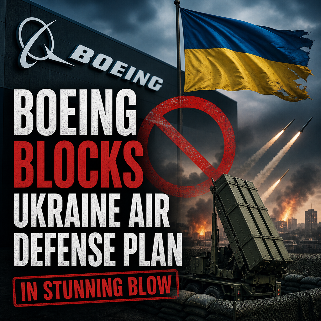 Illustration of Boeing Blocks Ukraine Air Defense Plan in Stunning Blow