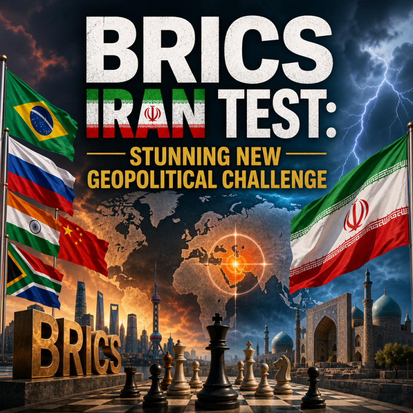 Illustration of BRICS Iran Test: Stunning New Geopolitical Challenge