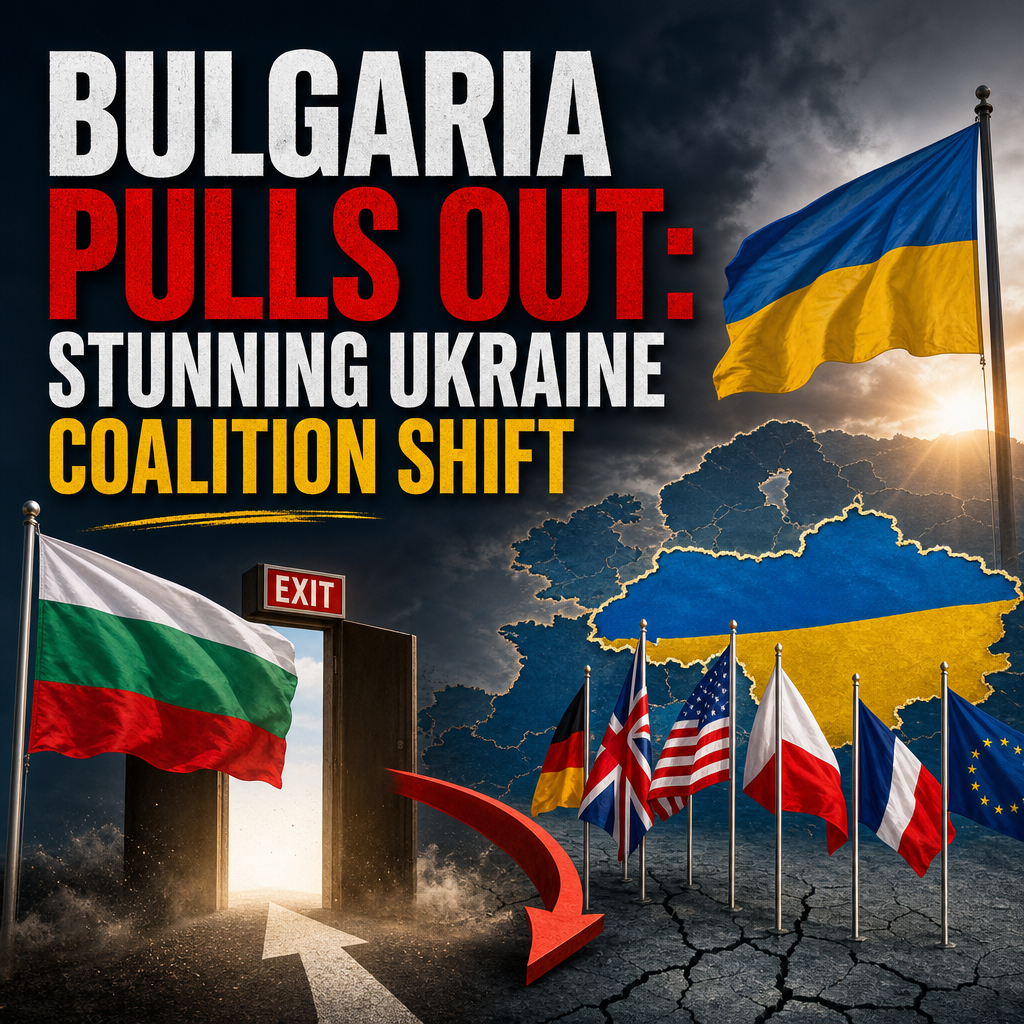 Illustration of Bulgaria Pulls Out: Stunning Ukraine Coalition Shift