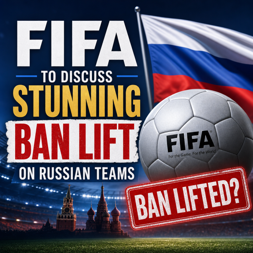 Illustration of FIFA to Discuss Stunning Ban Lift on Russian Teams