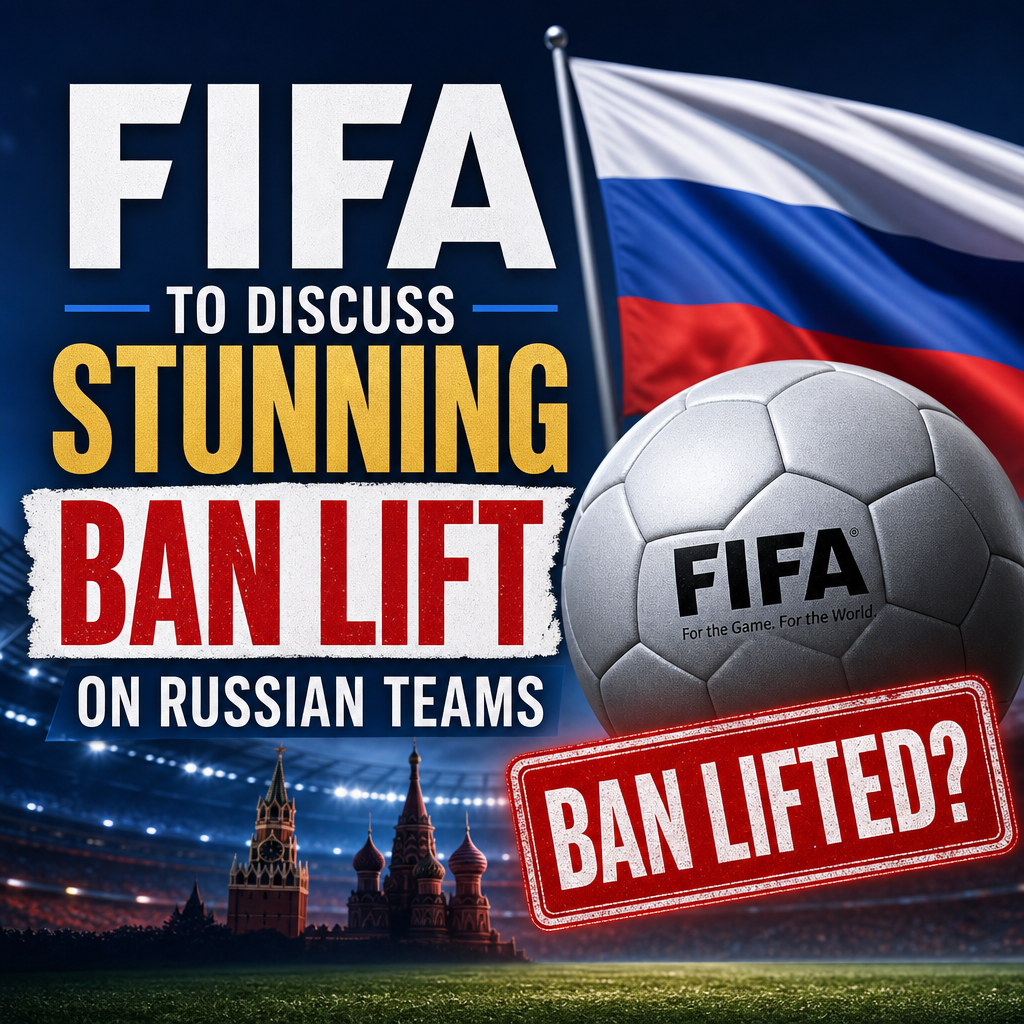 Illustration of FIFA to Discuss Stunning Ban Lift on Russian Teams