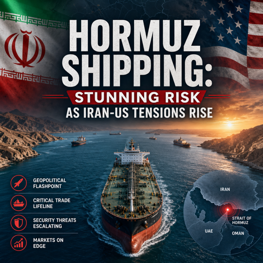Illustration of Hormuz Shipping: Stunning Risk as Iran-US Tensions Rise