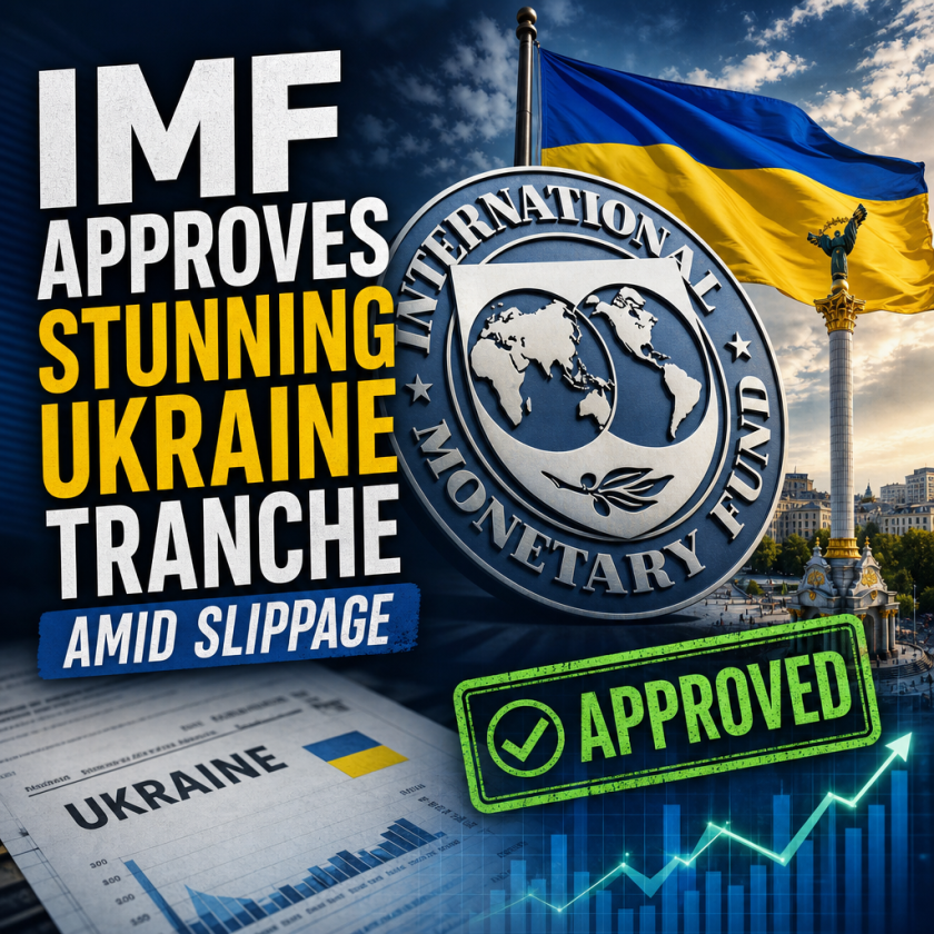 Illustration of IMF Approves Stunning Ukraine Tranche Amid Slippage