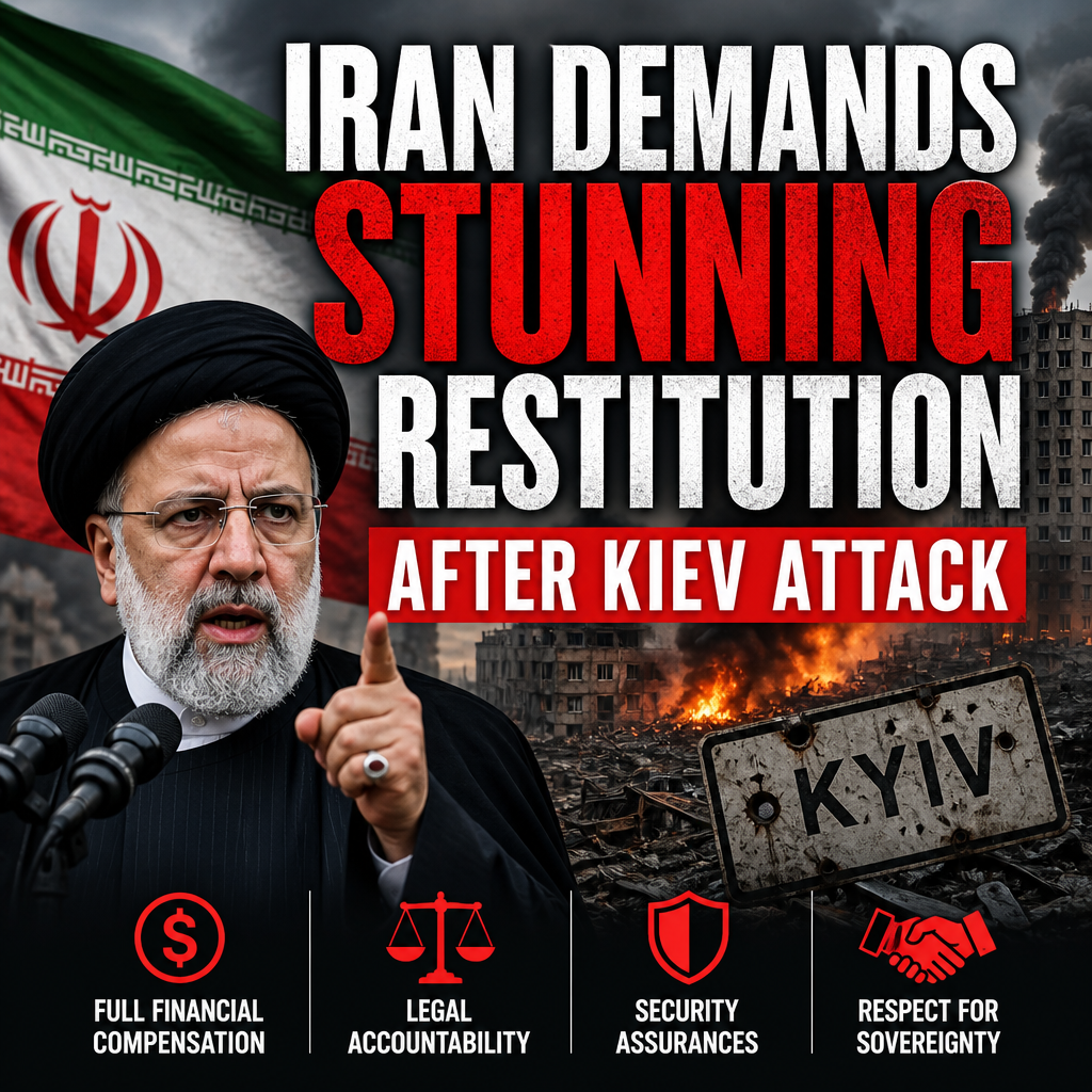 Illustration of Iran Demands Stunning Restitution After Kiev Attack