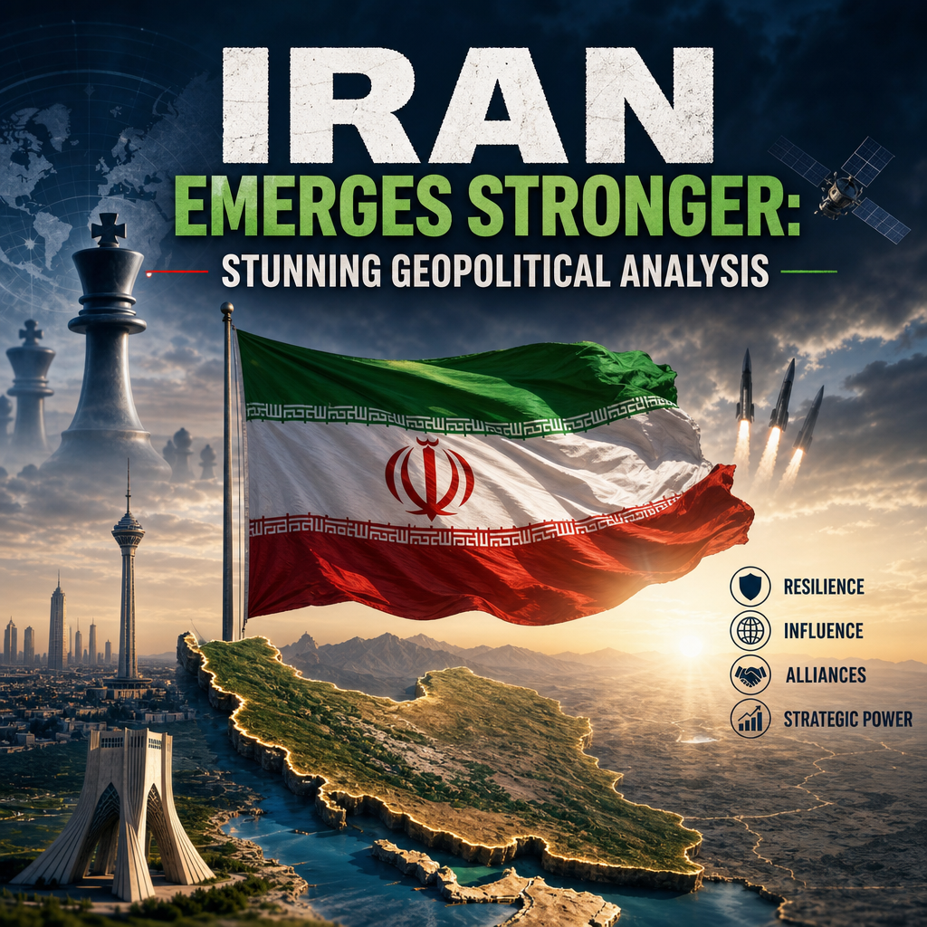 Illustration of Iran Emerges Stronger: Stunning Geopolitical Analysis
