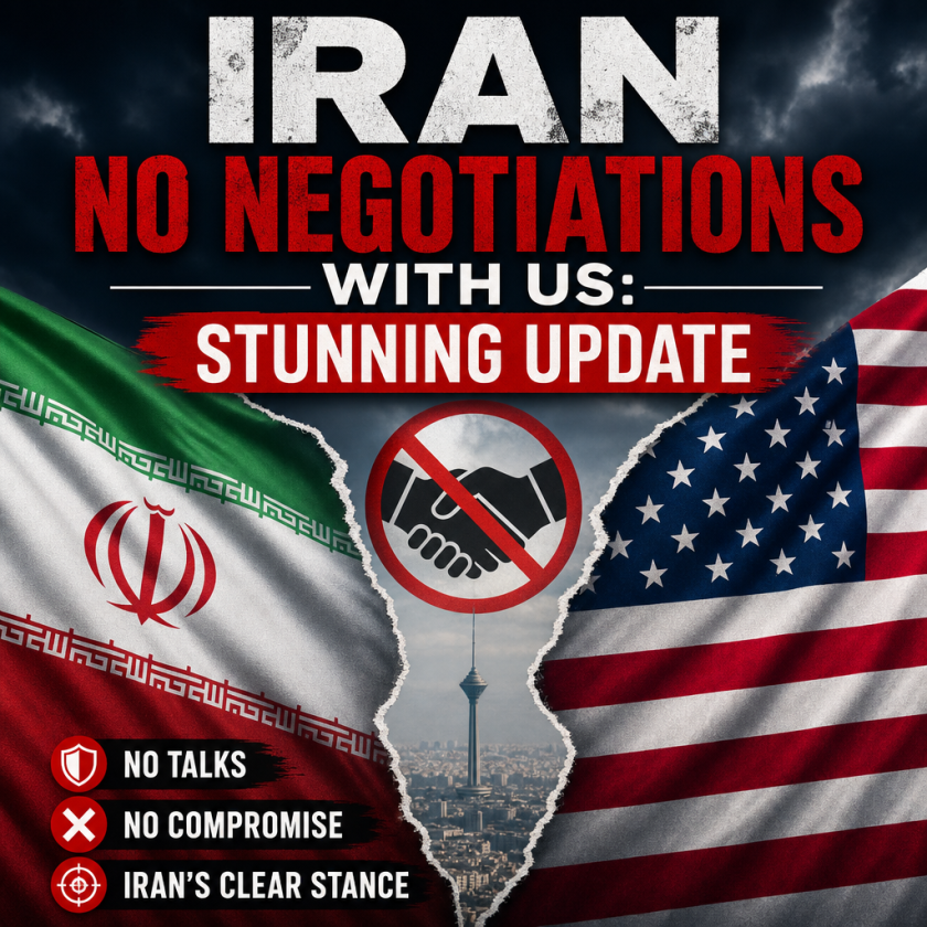 Illustration of Iran No Negotiations With US: Stunning Update