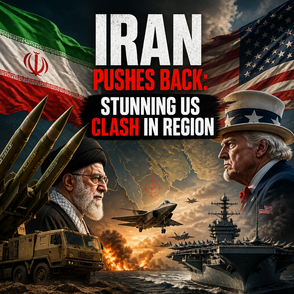 Illustration of Iran Pushes Back: Stunning US Clash in Region