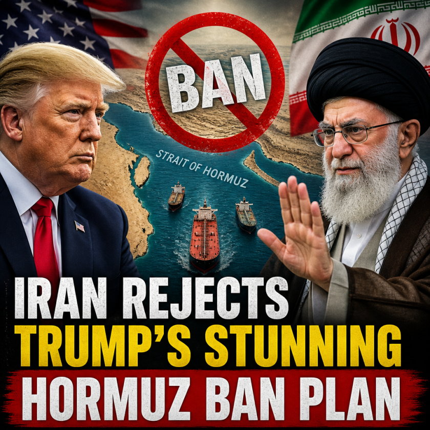 Illustration of Iran Rejects Trump’s Stunning Hormuz Ban Plan