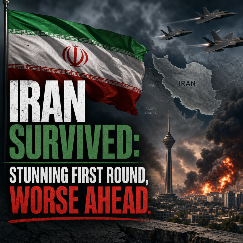 Illustration of Iran Survived: Stunning First Round, Worse Ahead